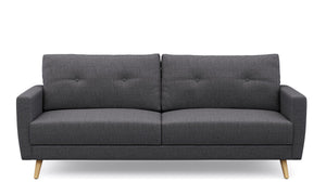 Sofa MANDY 3-Sitzer anthrazit