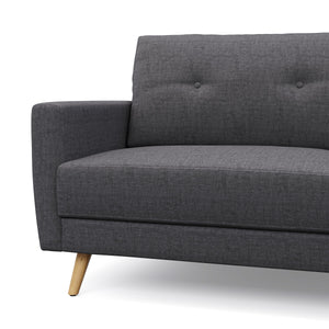 Sofa MANDY 3-Sitzer anthrazit