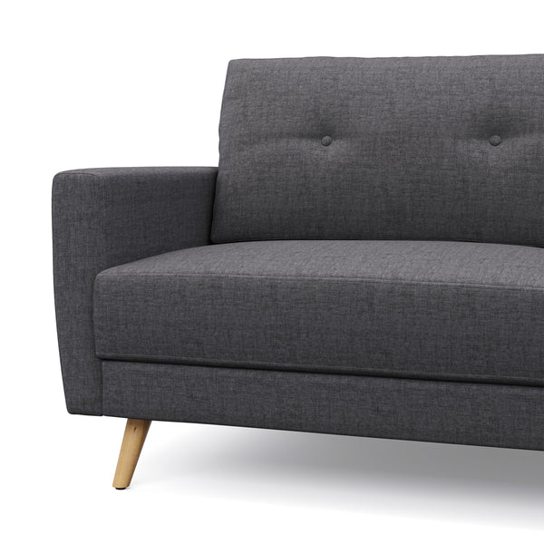 Sofa MANDY 3-Sitzer anthrazit