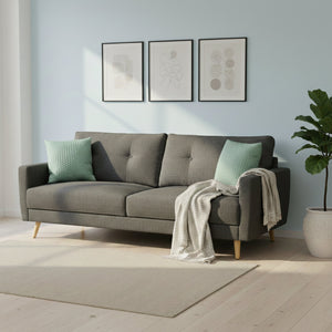 Sofa MANDY 3-Sitzer anthrazit