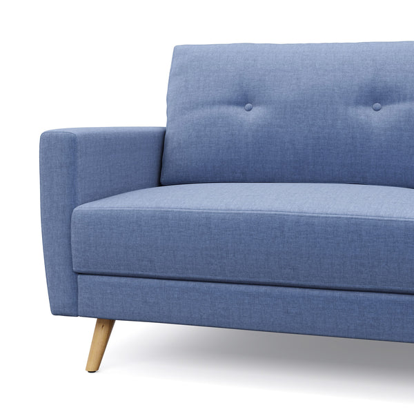 Sofa MANDY 3-Sitzer blau