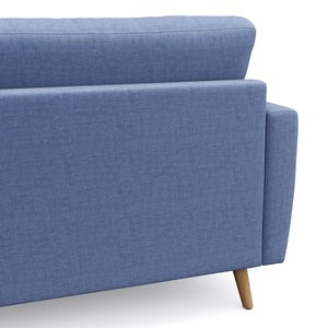 Sofa MANDY 3-Sitzer blau