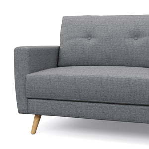 Sofa MANDY 3-Sitzer grau