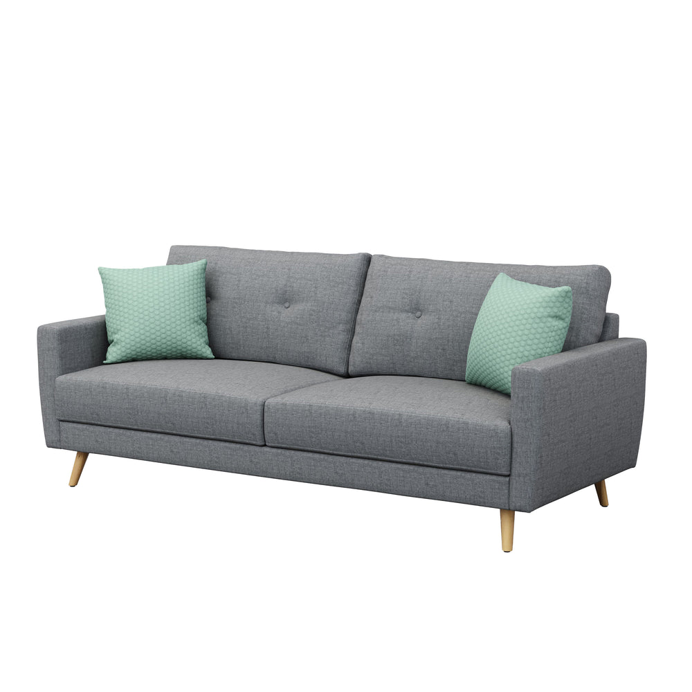 Divano MANDY a 3 posti, grigio