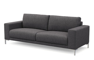 Sofa NOREEN 2-Sitzer anthrazit