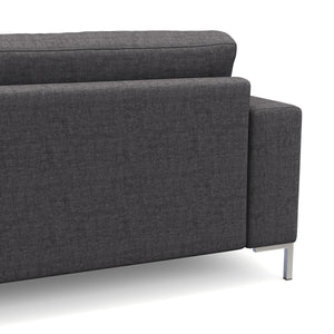 Sofa NOREEN 2-Sitzer anthrazit