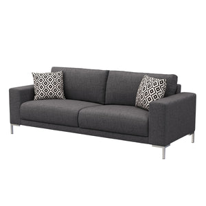 Sofa NOREEN 2-Sitzer anthrazit