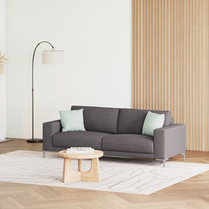 Sofa NOREEN 2-Sitzer grau