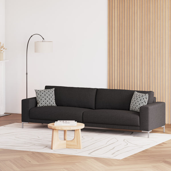 Sofa NOREEN 3-Sitzer anthrazit