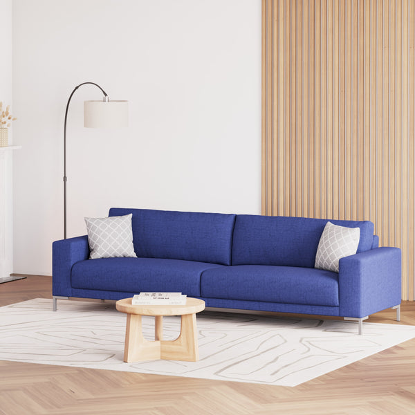 Sofa NOREEN 3-Sitzer blau