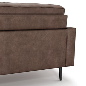 Sofa Leder OLIVER braun