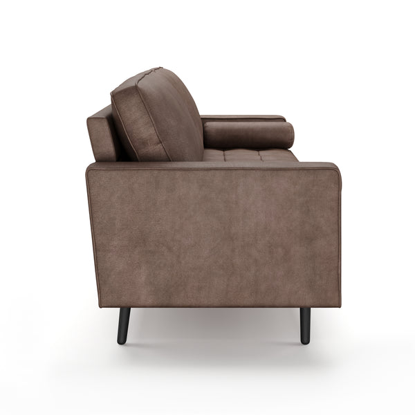 Sofa Leder OLIVER braun