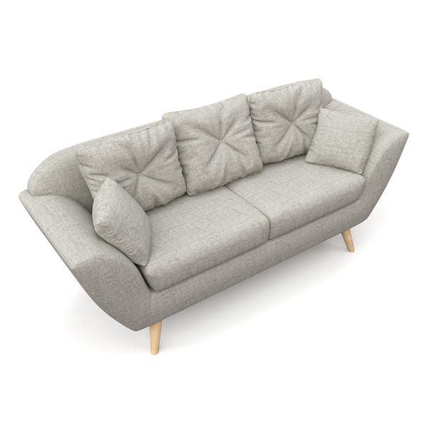 Sofa POSY 3-Sitzer grau