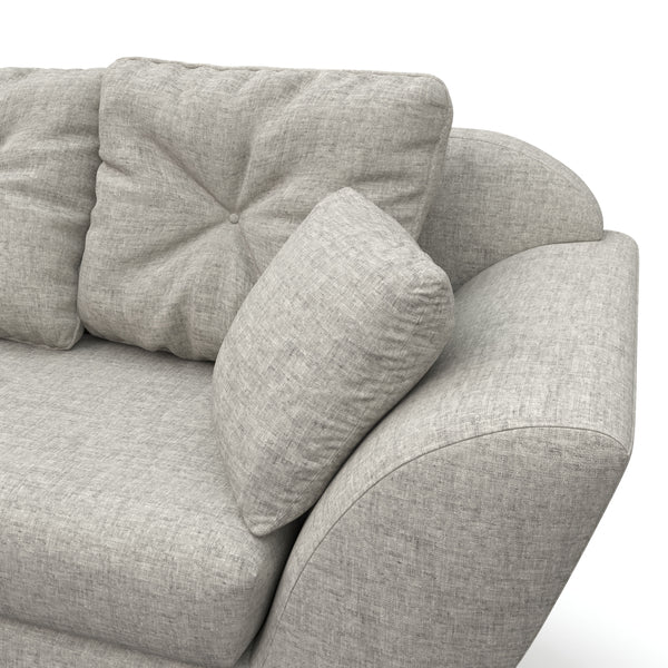 Sofa POSY 3-Sitzer grau