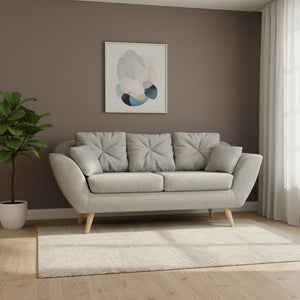 Sofa POSY 3-Sitzer grau