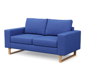 Sofa RONNY 2-Sitzer blau