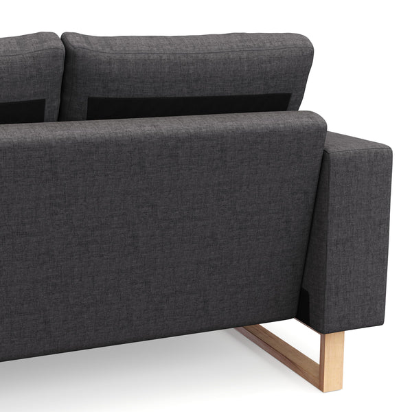 Sofa RONNY 3-Sitzer anthrazit