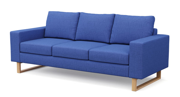 Sofa RONNY 3-Sitzer blau