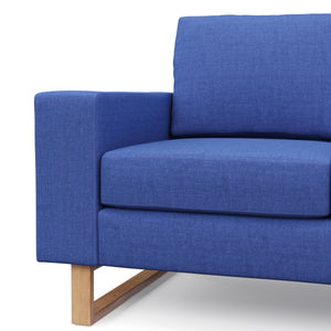 Sofa RONNY 3-Sitzer blau