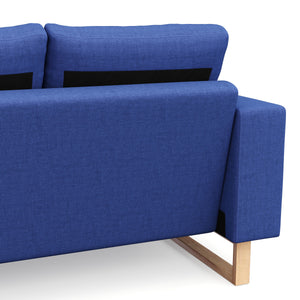 Sofa RONNY 3-Sitzer blau