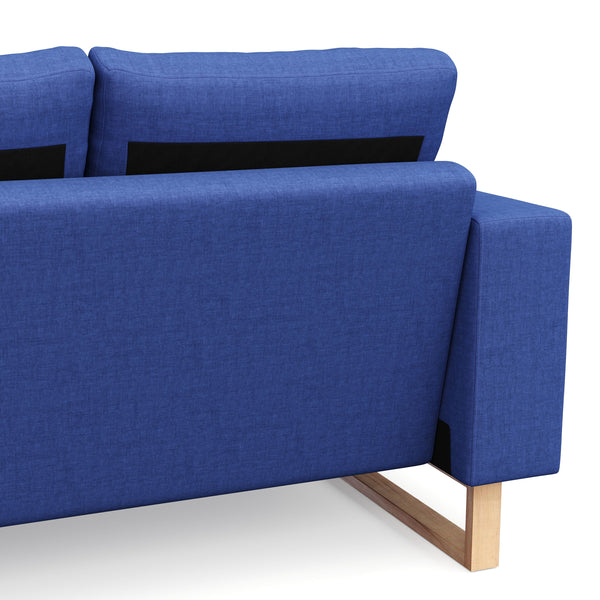 Sofa RONNY 3-Sitzer blau