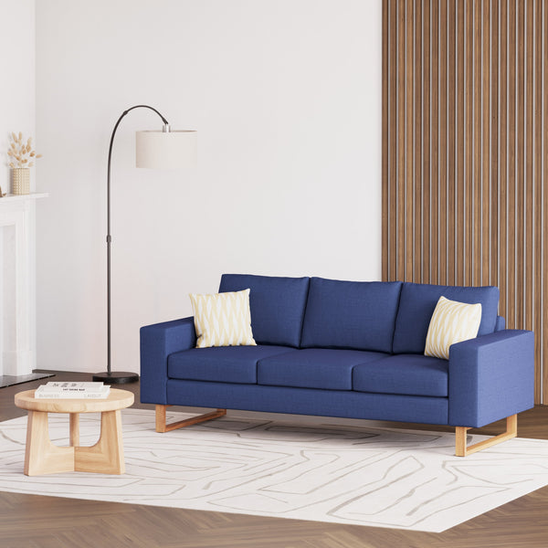 Sofa RONNY 3-Sitzer blau