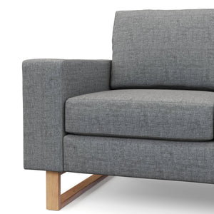 Sofa RONNY 3-Sitzer grau