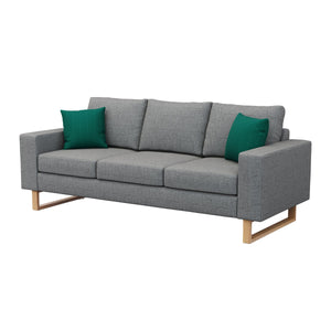 Sofa RONNY 3-Sitzer grau