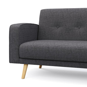 Sofa SAIDY 2-Sitzer anthrazit