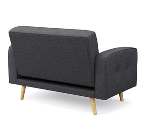 Sofa SAIDY 2-Sitzer anthrazit