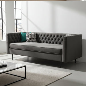 Sofa Samt CEDRIC anthrazit