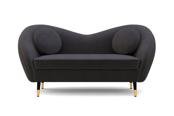 Sofa Samt DAPHNE anthrazit