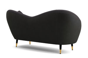 Sofa Samt DAPHNE anthrazit