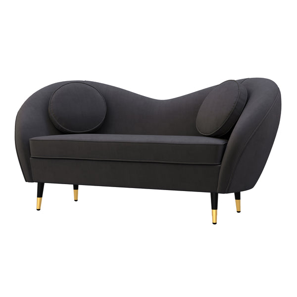 Sofa Samt DAPHNE anthrazit