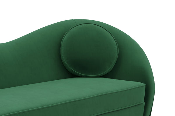 Sofa Samt DAPHNE dunkelgrün