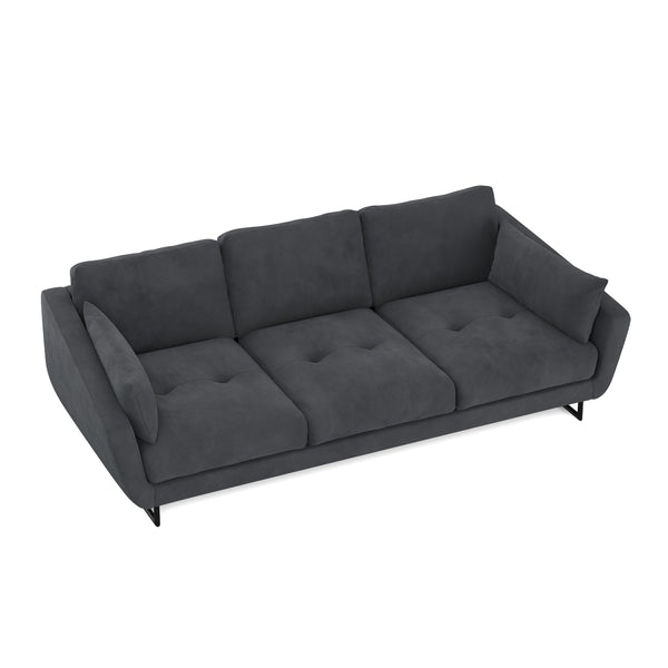 Sofa Samt DIYA anthrazit