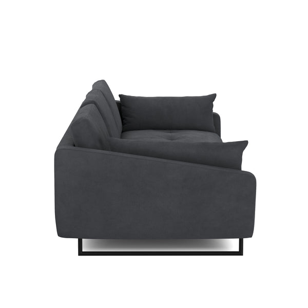 Sofa Samt DIYA anthrazit