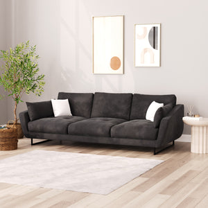 Sofa Samt DIYA anthrazit