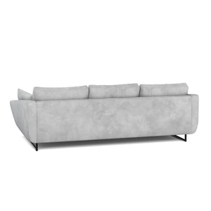 Sofa Samt DIYA hellgrau