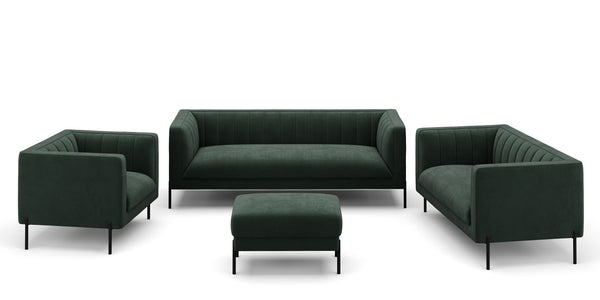 Sofa Set ATTILA dunkelgrün