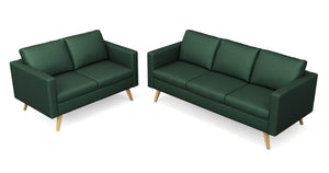 Sofa Set BLAIR dunkelgrün