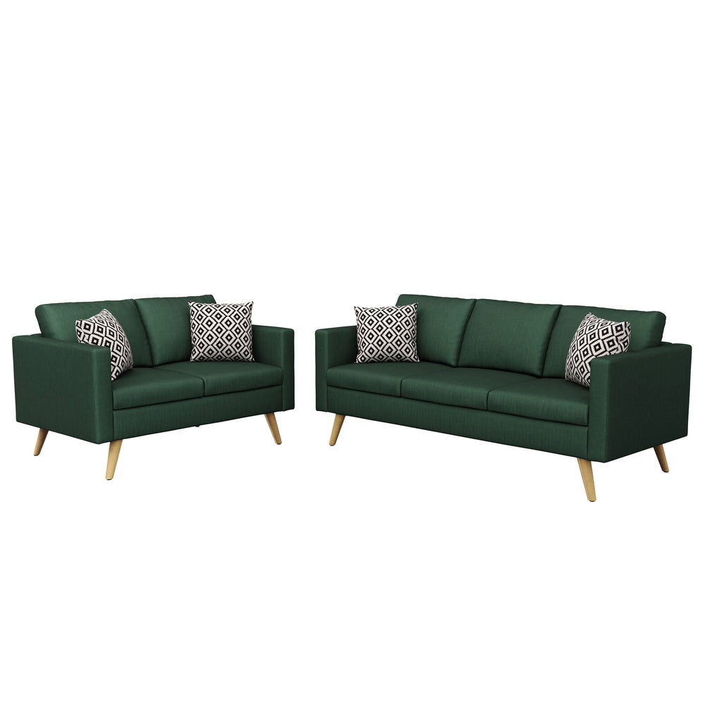 Set divano BLAIR verde scuro