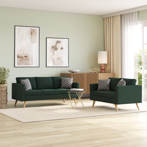 Sofa Set BLAIR dunkelgrün