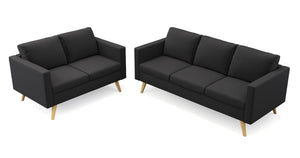 Sofa Set BLAIR schwarz