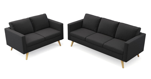 Sofa Set BLAIR schwarz