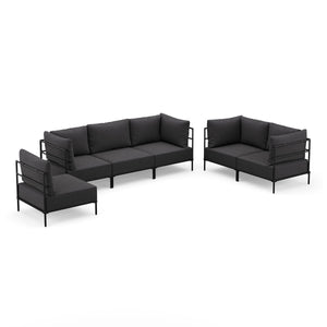 Sofa Set ETHAN anthrazit