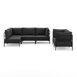Sofa Set ETHAN anthrazit