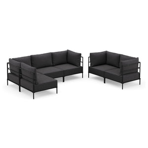 Sofa Set ETHAN anthrazit