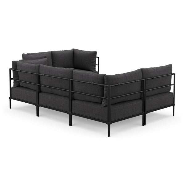 Sofa Set ETHAN anthrazit