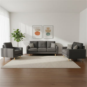Sofa Set KAILY anthrazit